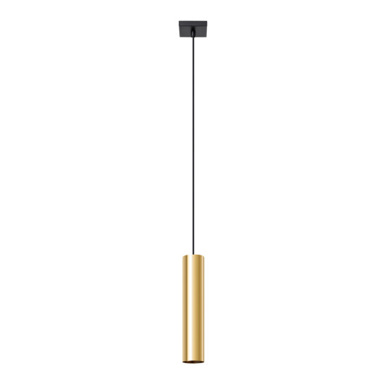 Sollux Lagos 1 fényes arany függesztett lámpa (SOL-SL.1200) GU10 1 izzós IP20