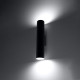 Sollux Lagos 2 fekete falikar (SOL-SL.0330) GU10 2 izzós IP20