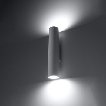 Sollux Lagos fehér falikar (SOL-SL.0326) GU10 2 izzós IP20