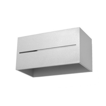 Sollux Lobo Maxi szürke fali lámpa (SOL-SL.0529) G9 2 izzós IP20