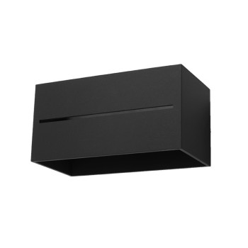 Sollux Lobo Maxi fekete fali lámpa (SOL-SL.0530) G9 2 izzós IP20