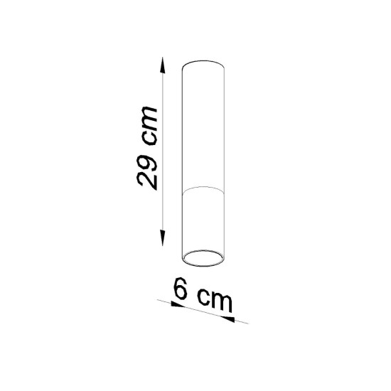 Sollux Loopez fekete-réz mennyezeti lámpa (SOL-SL.0945) GU10 1 izzós IP20