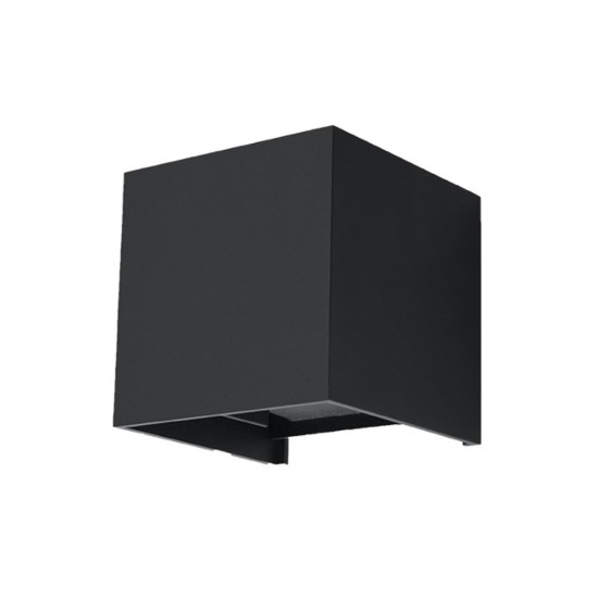 Sollux Luca fekete LED kültéri fali lámpa (SOL-SL.0545) LED 1 izzós IP54