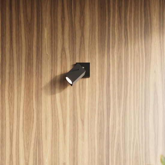Sollux Merida fekete falikar (SOL-SL.0099) GU10 1 izzós IP20