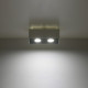 Sollux Mono 2 fehér-fekete mennyezeti lámpa (SOL-SL.0067) GU10 2 izzós IP20