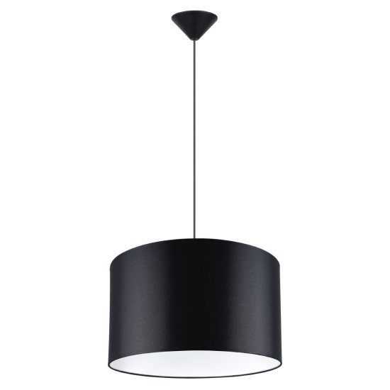 Sollux Nova 40 fekete függesztett lámpa (SOL-SL.1406) E27 1 izzós IP20