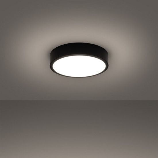 Sollux Onyx 30 fekete-fehér LED mennyezeti lámpa (SOL-SL.1242) LED 1 izzós IP20