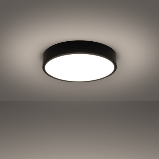 Sollux Onyx 40 fekete-fehér LED mennyezeti lámpa (SOL-SL.1244) LED 1 izzós IP20