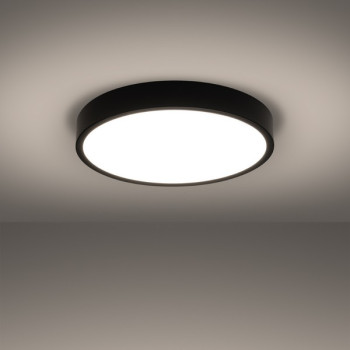 Sollux Onyx 50 fekete-fehér LED mennyezeti lámpa (SOL-SL.1246) LED 1 izzós IP20