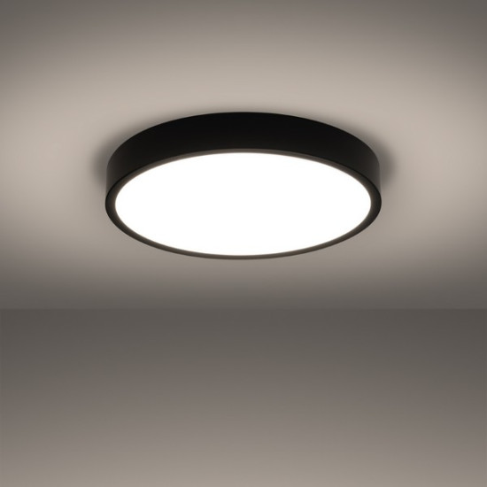 Sollux Onyx 50 fekete-fehér LED mennyezeti lámpa (SOL-SL.1246) LED 1 izzós IP20