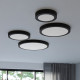 Sollux Onyx 50 fekete-fehér LED mennyezeti lámpa (SOL-SL.1246) LED 1 izzós IP20