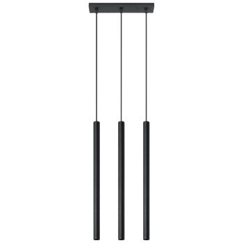 Sollux Pastelo 3 fekete függesztett lámpa (SOL-SL.0470) G9 3 izzós IP20
