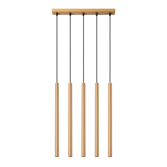 Sollux Pastelo 5L arany függesztett lámpa (SOL-SL.1173) G9 5 izzós IP20