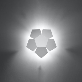 Sollux Penta fehér fali lámpa (SOL-SL.0422) G9 2 izzós IP20