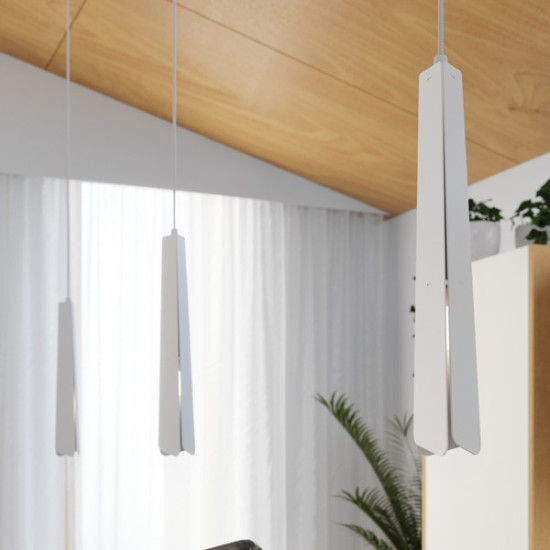 Sollux Prysm 3L fehér függesztett lámpa (SOL-SL.1399) G9 3 izzós IP20