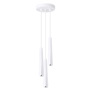 Sollux Prysm 3P fehér függesztett lámpa (SOL-SL.1398) G9 3 izzós IP20