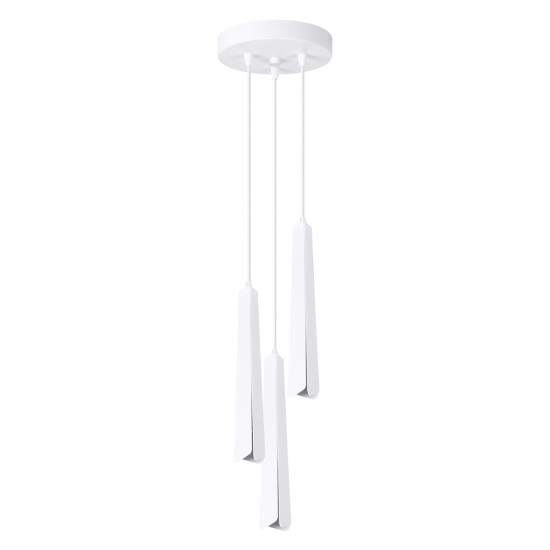 Sollux Prysm 3P fehér függesztett lámpa (SOL-SL.1398) G9 3 izzós IP20