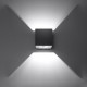 Sollux Quad 1 fekete fali lámpa (SOL-SL.0057) G9 1 izzós IP20