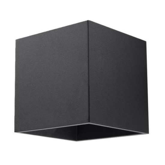 Sollux Quad 1 fekete fali lámpa (SOL-SL.0057) G9 1 izzós IP20