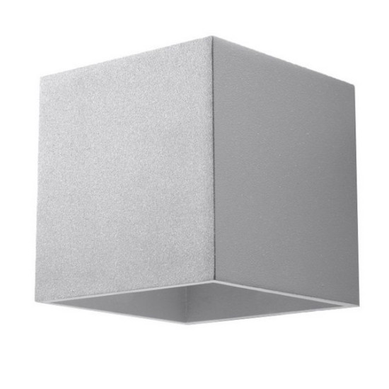 Sollux Quad 1 szürke fali lámpa (SOL-SL.0058) G9 1 izzós IP20