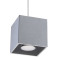Sollux Quad 1 szürke függesztett lámpa (SOL-SL.0061) GU10 1 izzós IP20