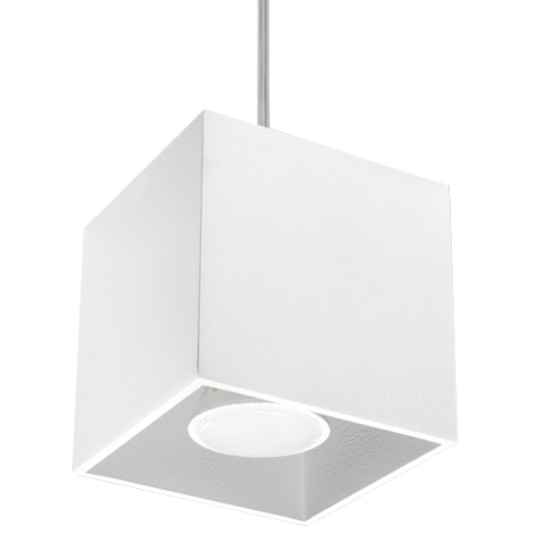 Sollux Quad 1 fehér függesztett lámpa (SOL-SL.0062) GU10 1 izzós IP20