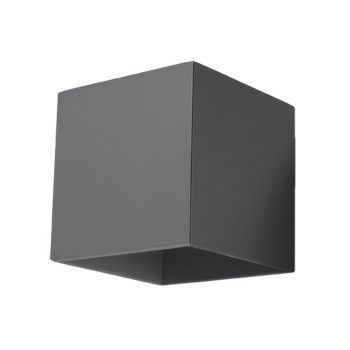 Sollux Quad 1 antracit fali lámpa (SOL-SL.0565) G9 1 izzós IP20
