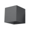 Sollux Quad 1 antracit fali lámpa (SOL-SL.0565) G9 1 izzós IP20