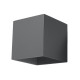 Sollux Quad 1 antracit fali lámpa (SOL-SL.0565) G9 1 izzós IP20