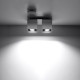 Sollux Quad 2 szürke mennyezeti lámpa (SOL-SL.0064) GU10 2 izzós IP20