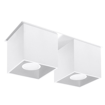 Sollux Quad 2 fehér mennyezeti lámpa (SOL-SL.0065) GU10 2 izzós IP20