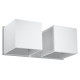 Sollux Quad 2 fehér fali lámpa (SOL-SL.0656) G9 2 izzós IP20