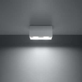 Sollux Quad fehér mennyezeti lámpa (SOL-SL.0380) GU10 2 izzós IP20
