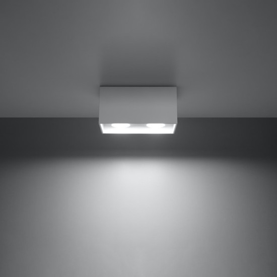 Sollux Quad fehér mennyezeti lámpa (SOL-SL.0380) GU10 2 izzós IP20