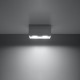 Sollux Quad szürke mennyezeti lámpa (SOL-SL.0382) GU10 2 izzós IP20