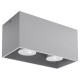 Sollux Quad szürke mennyezeti lámpa (SOL-SL.0382) GU10 2 izzós IP20