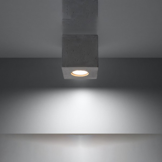 Sollux Quad szürke mennyezeti lámpa (SOL-SL.0489) GU10 1 izzós IP20