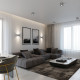 Sollux Quad szürke mennyezeti lámpa (SOL-SL.0489) GU10 1 izzós IP20