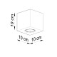 Sollux Quad natúr mennyezeti lámpa (SOL-SL.0493) GU10 1 izzós IP20