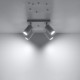 Sollux Ring 4 fehér mennyezeti lámpa (SOL-SL.0090) GU10 4 izzós IP20