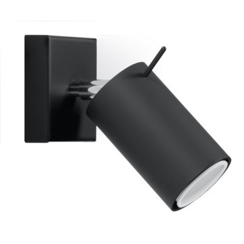 Sollux Ring fekete falikar (SOL-SL.0091) GU10 1 izzós IP20