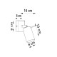 Sollux Ring fekete falikar (SOL-SL.1049) GU10 1 izzós IP20