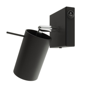 Sollux Ring fekete falikar (SOL-SL.1049) GU10 1 izzós IP20