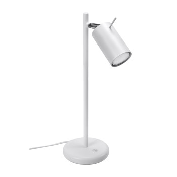 Sollux Ring fehér asztali lámpa (SOL-SL.1090) GU10 1 izzós IP20