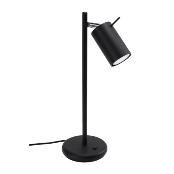 Sollux Ring fekete asztali lámpa (SOL-SL.1091) GU10 1 izzós IP20
