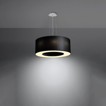 Sollux Saturno 50 fekete-fehér függesztett lámpa (SOL-SL.0748) E27 5 izzós IP20