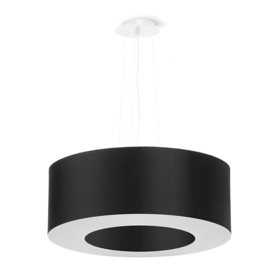 Sollux Saturno 50 fekete-fehér függesztett lámpa (SOL-SL.0748) E27 5 izzós IP20