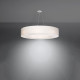 Sollux Saturno 90 fehér függesztett lámpa (SOL-SL.0795) E27 8 izzós IP20