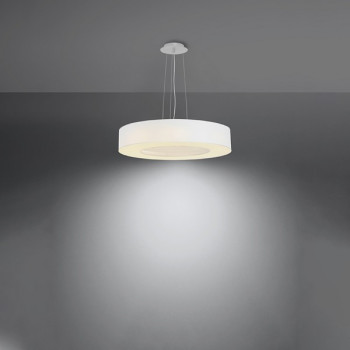 Sollux Saturno Slim 50 fehér függesztett lámpa (SOL-SL.0749) E27 5 izzós IP20
