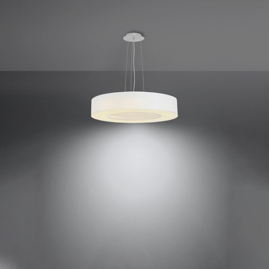 Sollux Saturno Slim 50 fehér függesztett lámpa (SOL-SL.0749) E27 5 izzós IP20